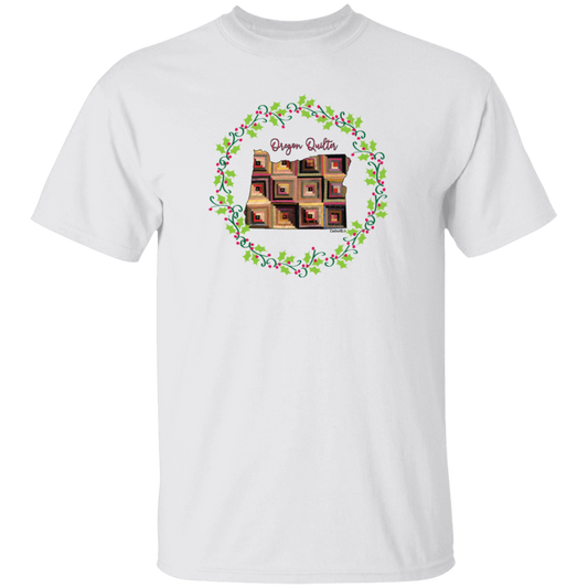 Oregon Quilter Christmas T-Shirt