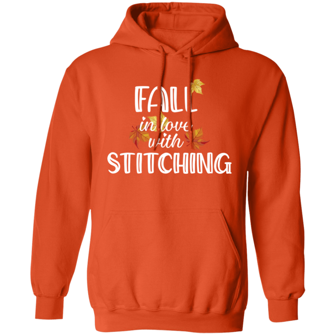 Fall in Love with Stitching Pullover Hoodie