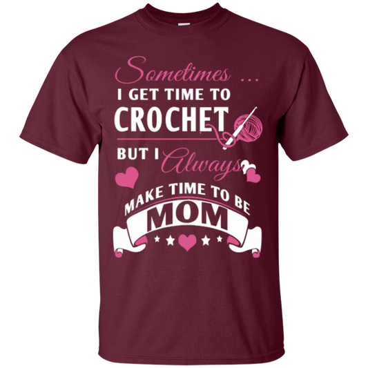 Crochet Mom Custom Ultra Cotton T-Shirt - Crafter4Life - 5