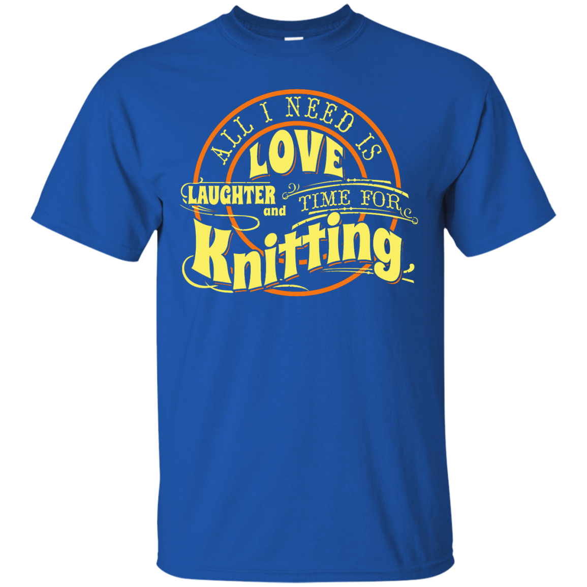 Time for Knitting (yellow) Custom Ultra Cotton T-Shirt - Crafter4Life - 9