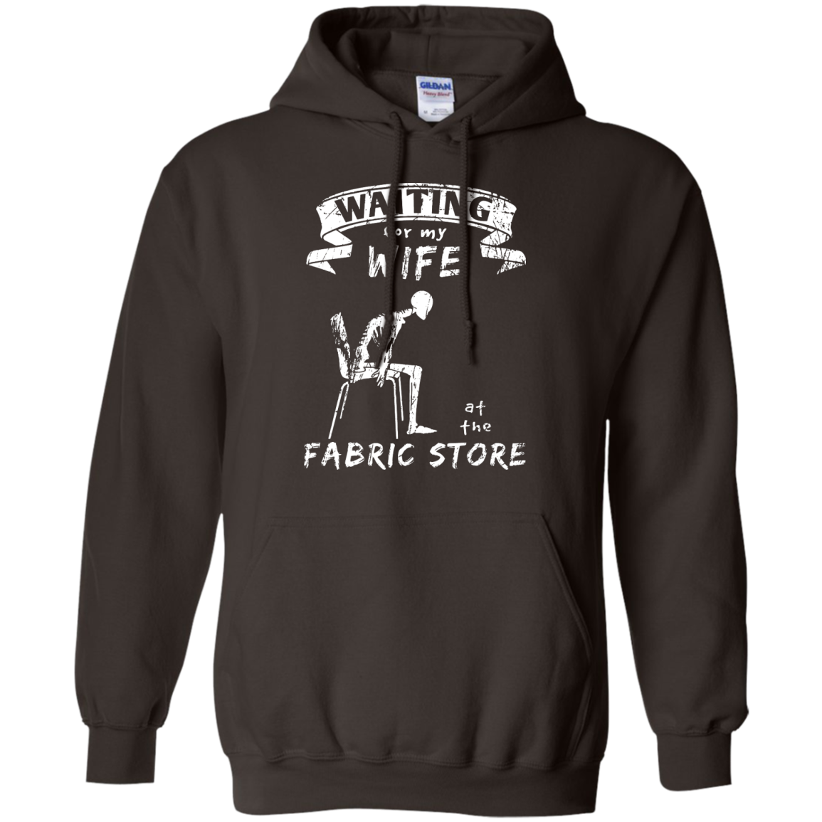Waiting at the Fabric Store Hoodie - Crafter4Life - 3