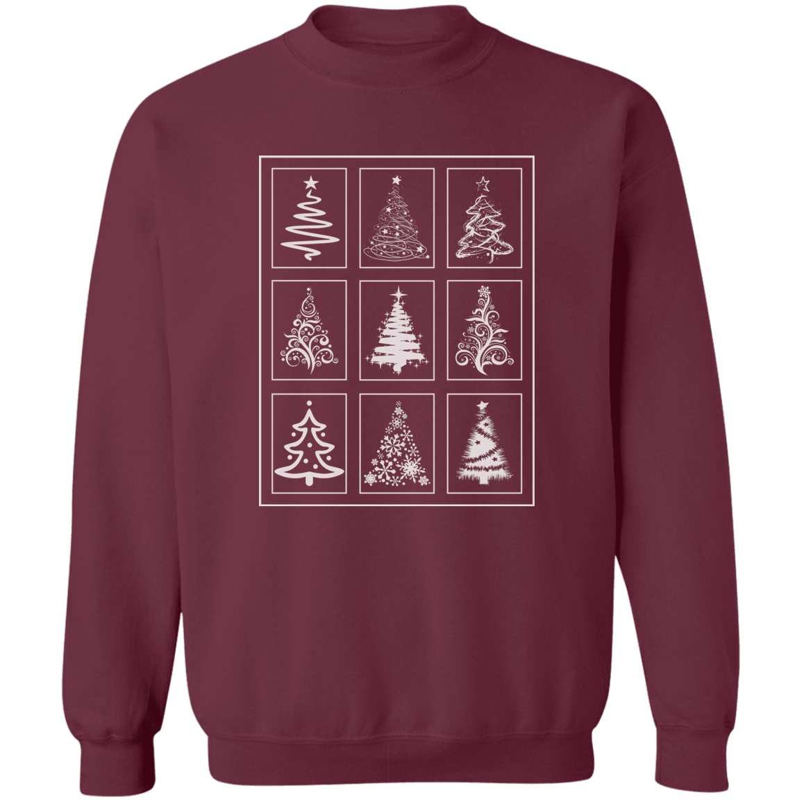 Christmas Tree Quilt Sweatshirt