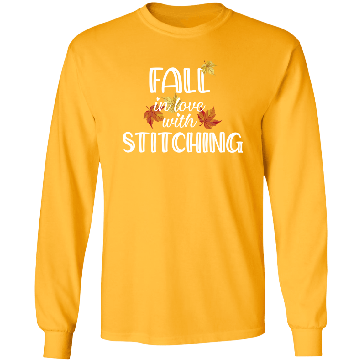 Fall in Love with Stitching LS Ultra Cotton T-Shirt