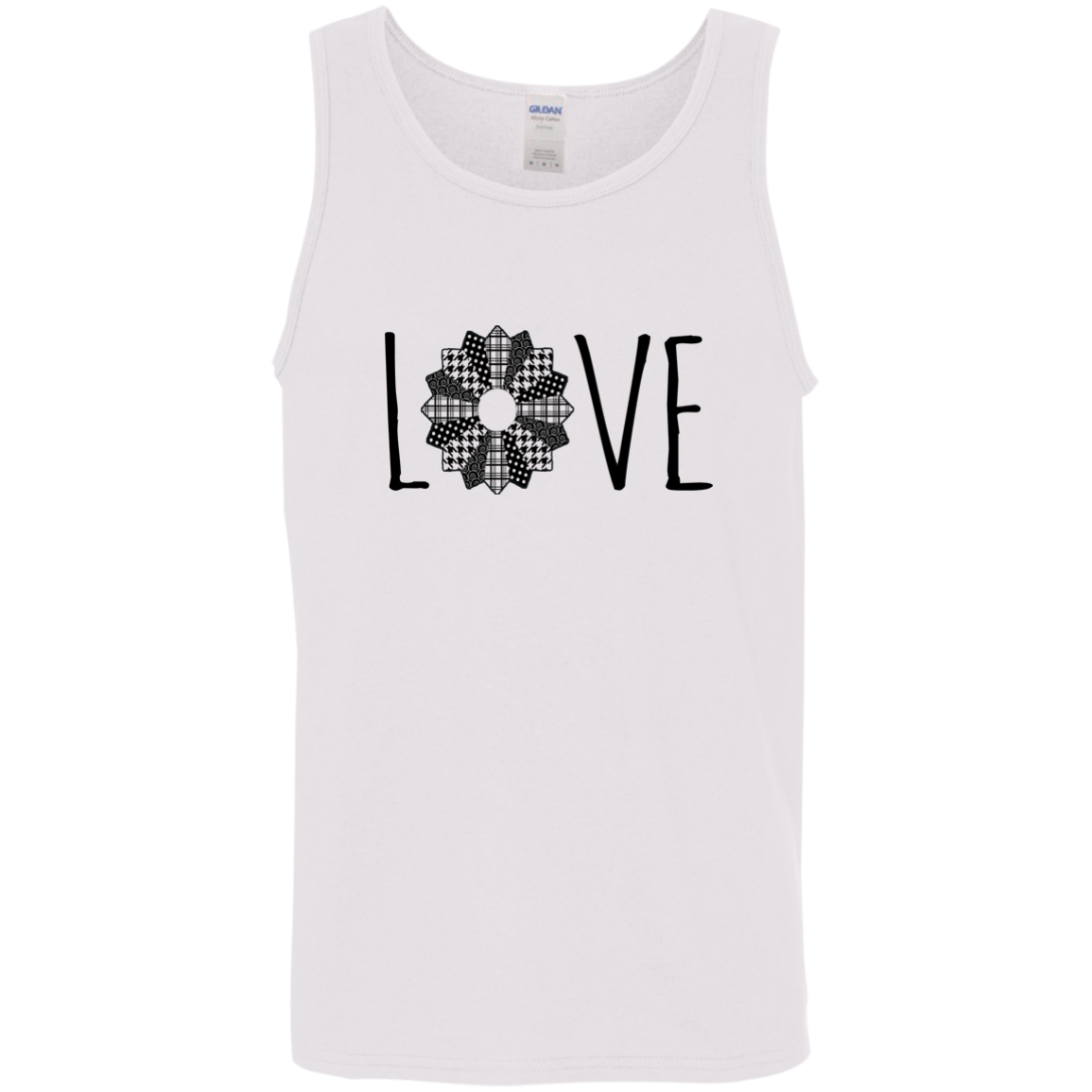 Love Quilt Cotton Tank Top 5.3 oz.