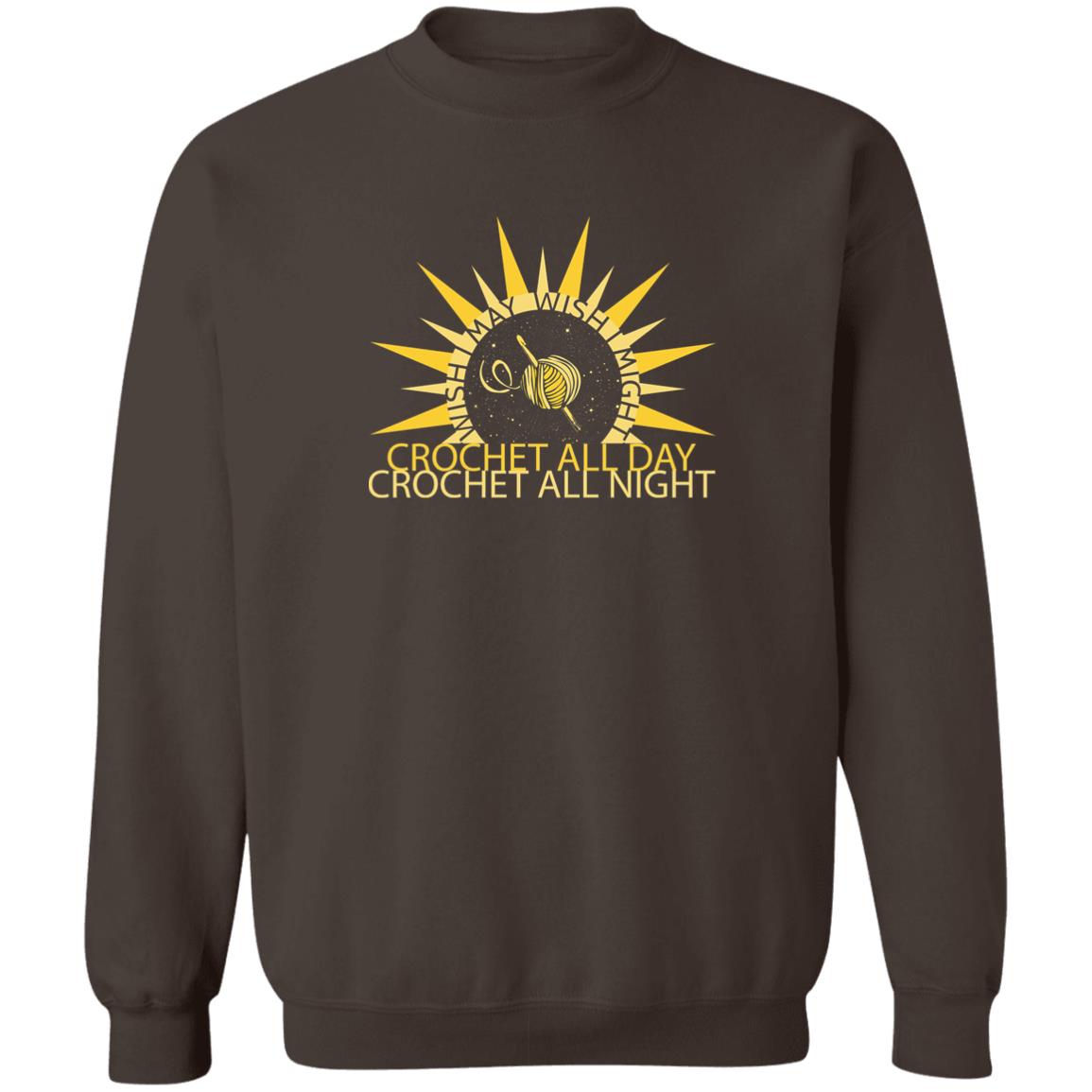 Wish I May Crochet Sweatshirt