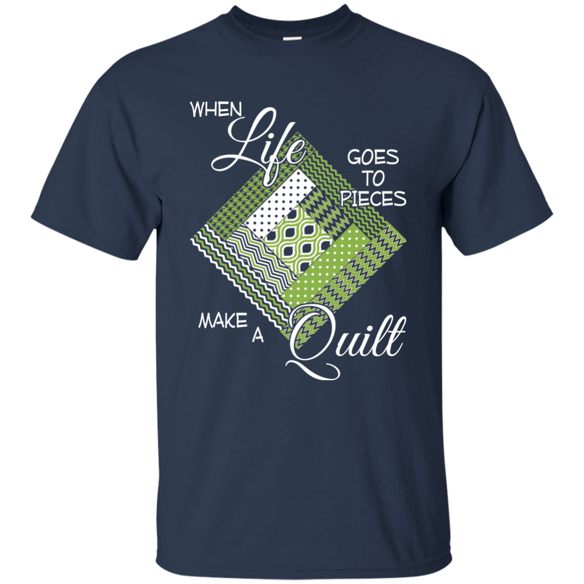 Make a Quilt (Greenery) Ultra Cotton T-Shirt
