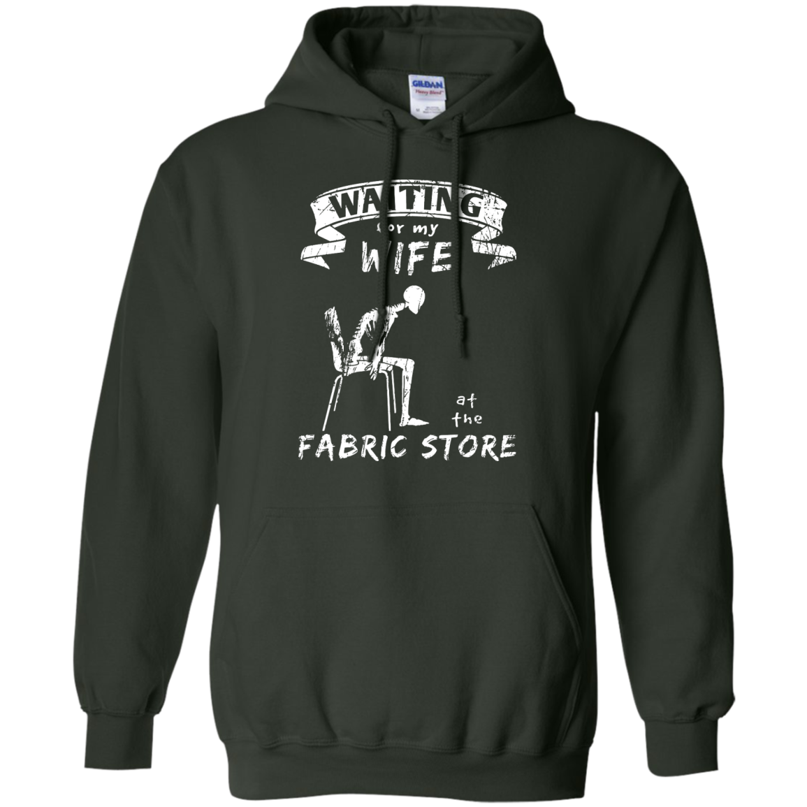 Waiting at the Fabric Store Hoodie - Crafter4Life - 4