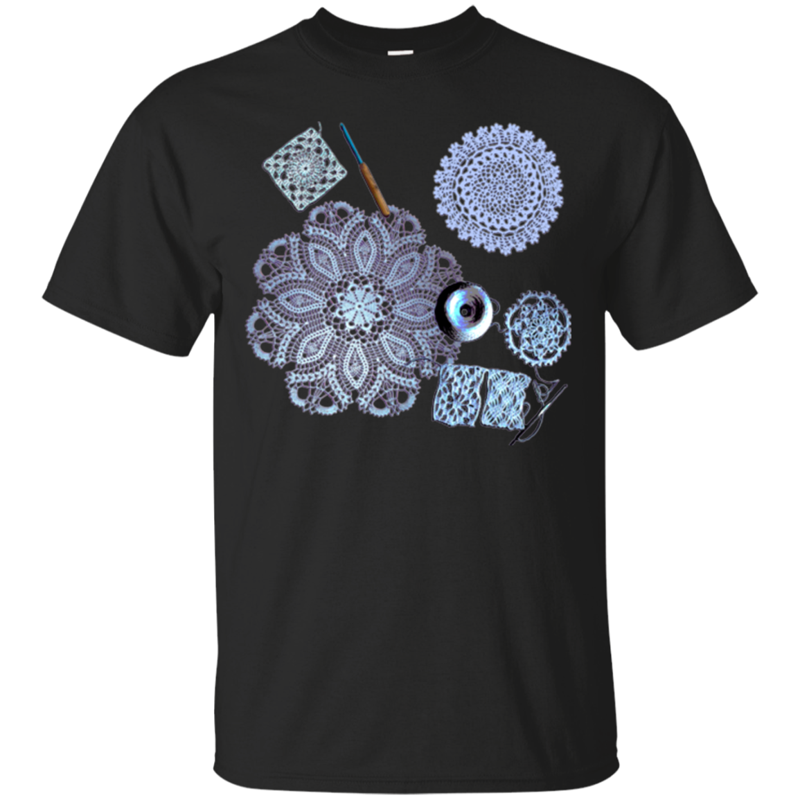 Crochet Collage Ultra Cotton T-Shirt