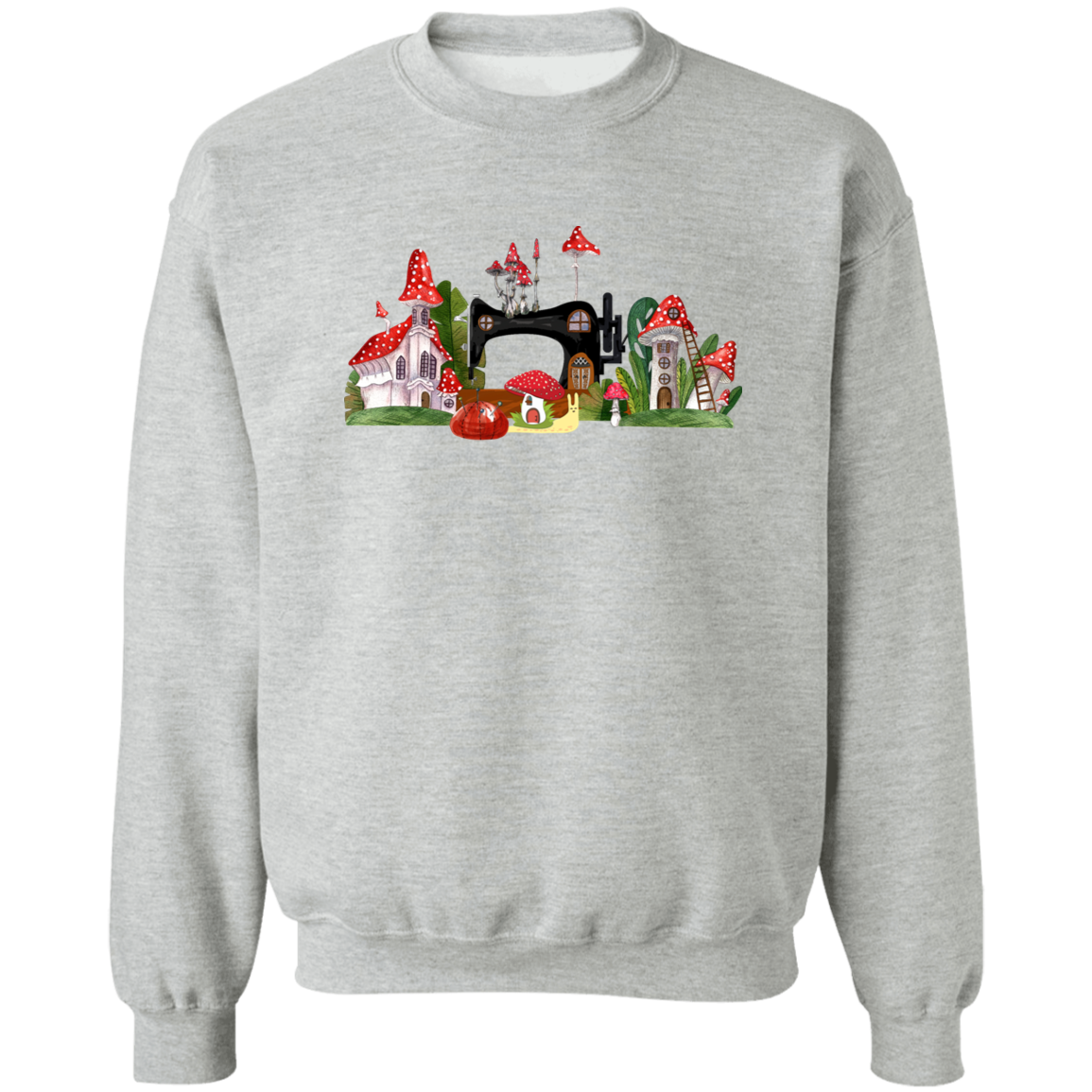 Sewing Machine Mushroom Village Sweatshirt