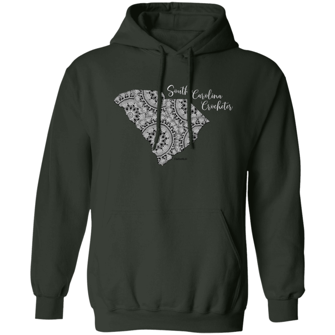 South Carolina Crocheter Pullover Hoodie