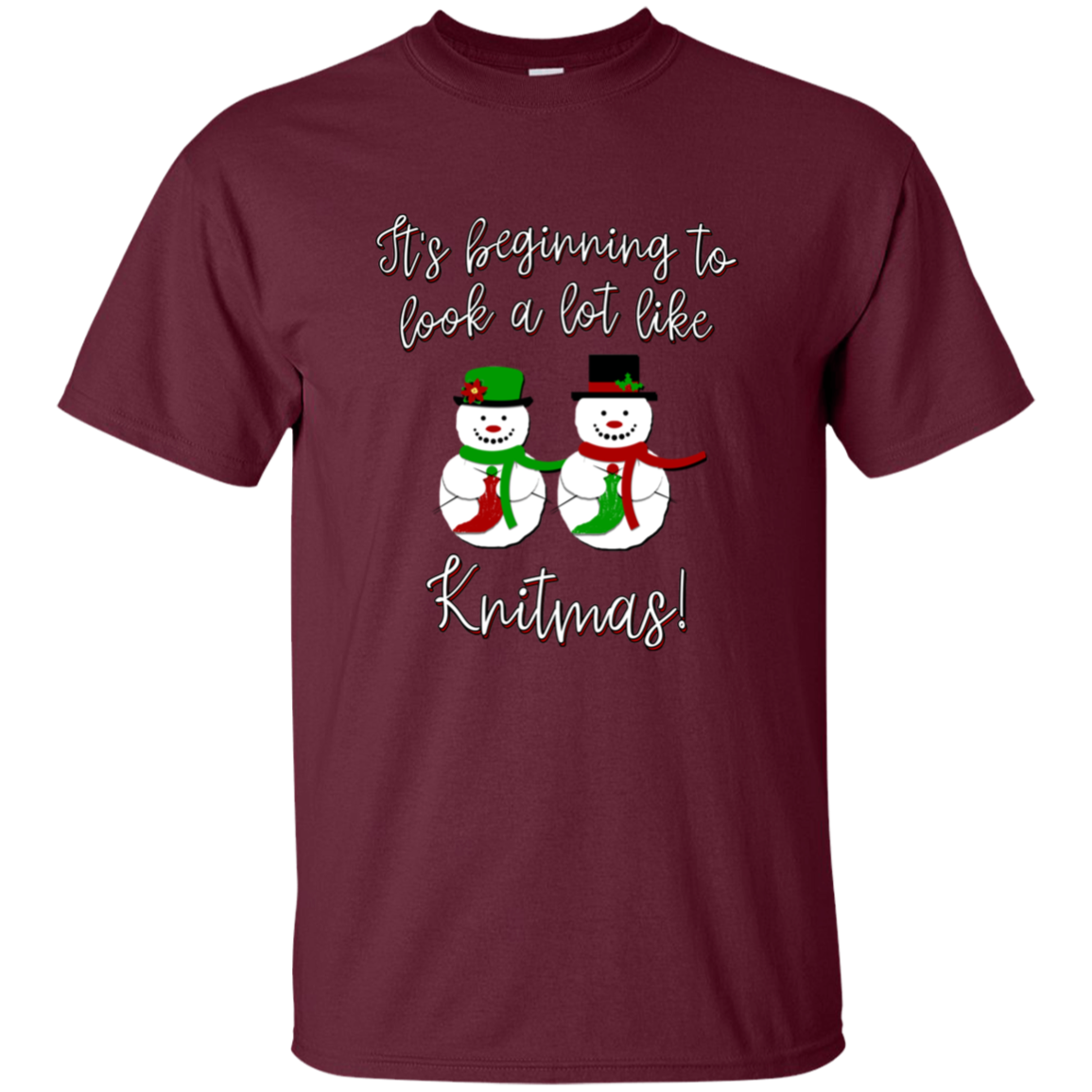 Knitmas Snow Couple Ultra Cotton T-Shirt