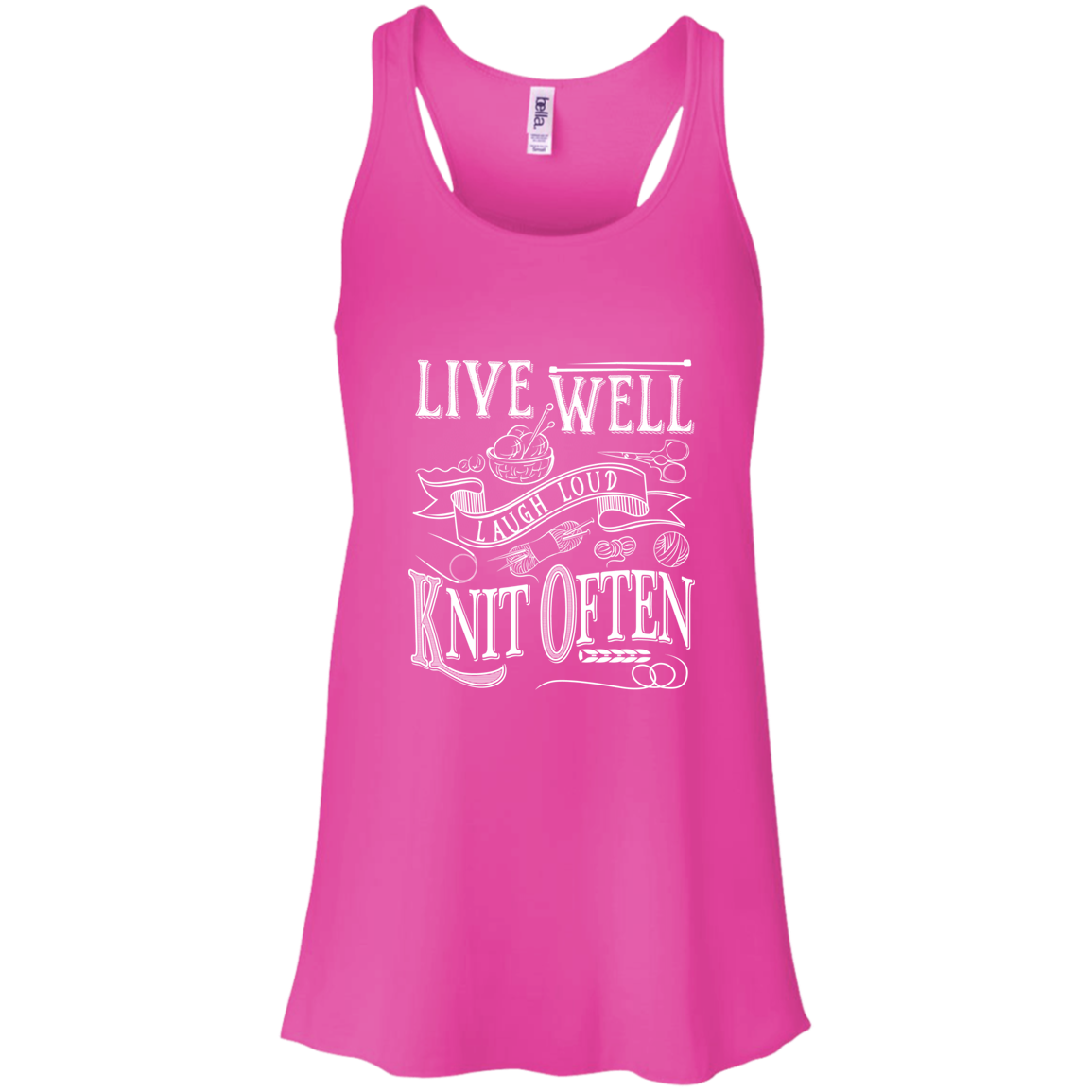 Knit Often Flowy Racerback Tank