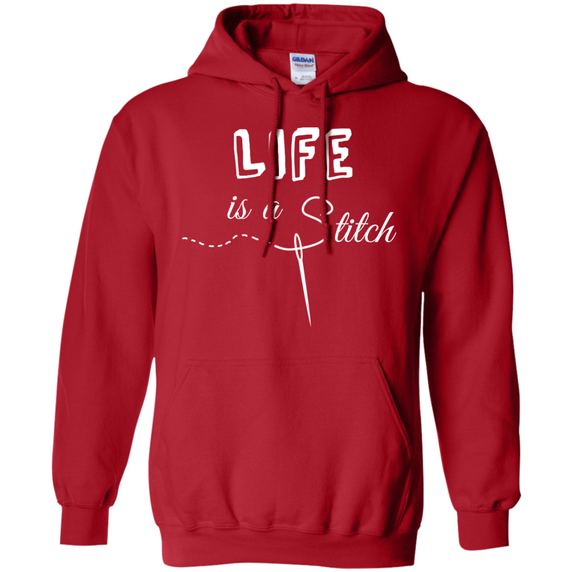 Life is a Stitch Pullover Hoodie