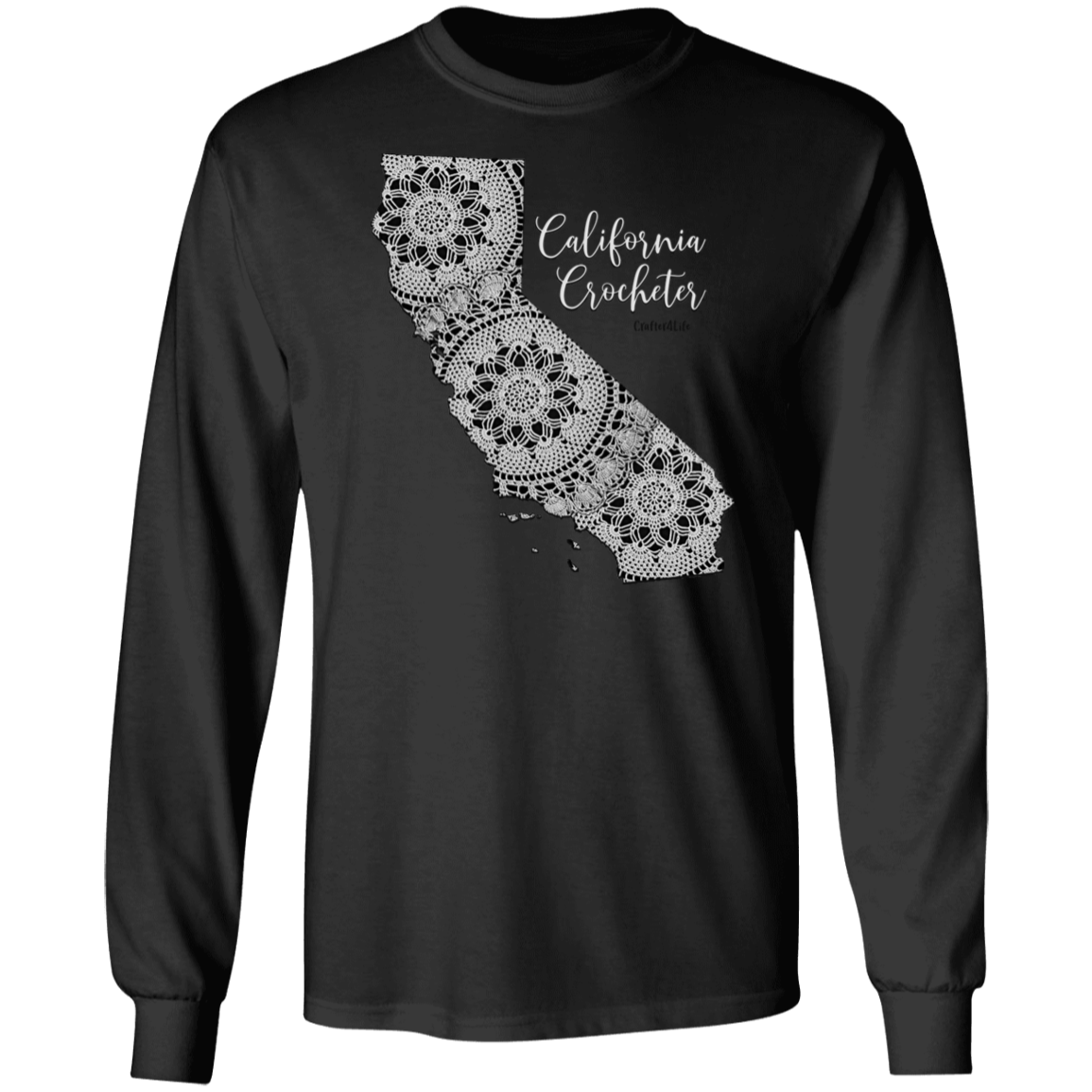 California Crocheter LS Ultra Cotton T-Shirt