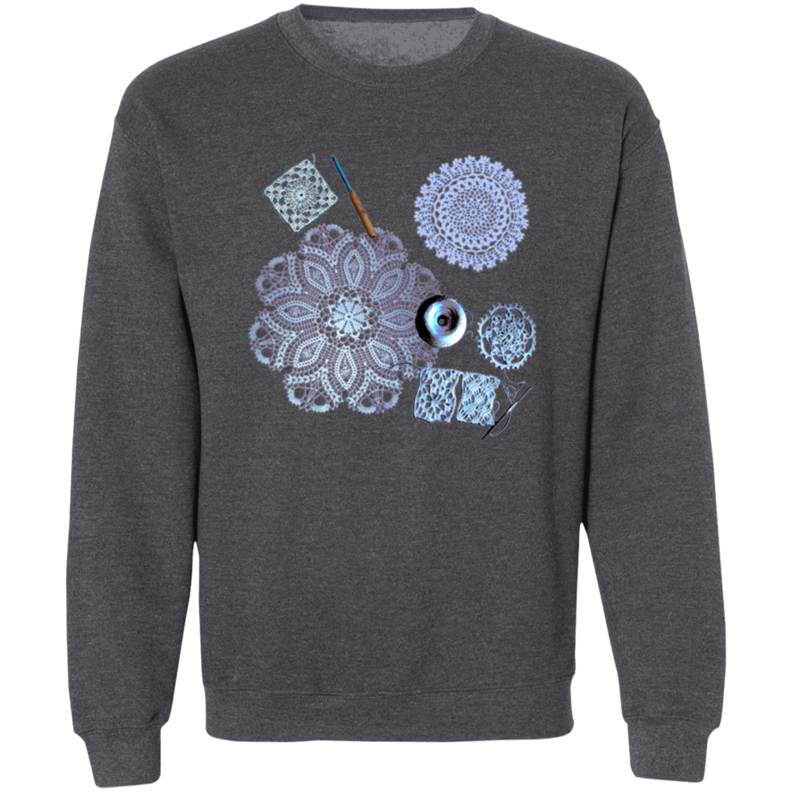 Crochet Collage Sweatshirt