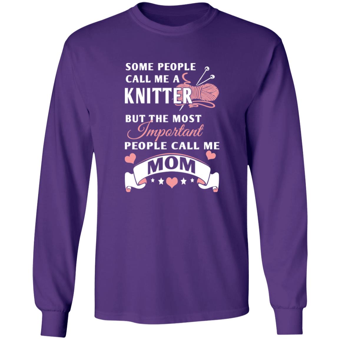 Knitter Mom Long Sleeve T-Shirt