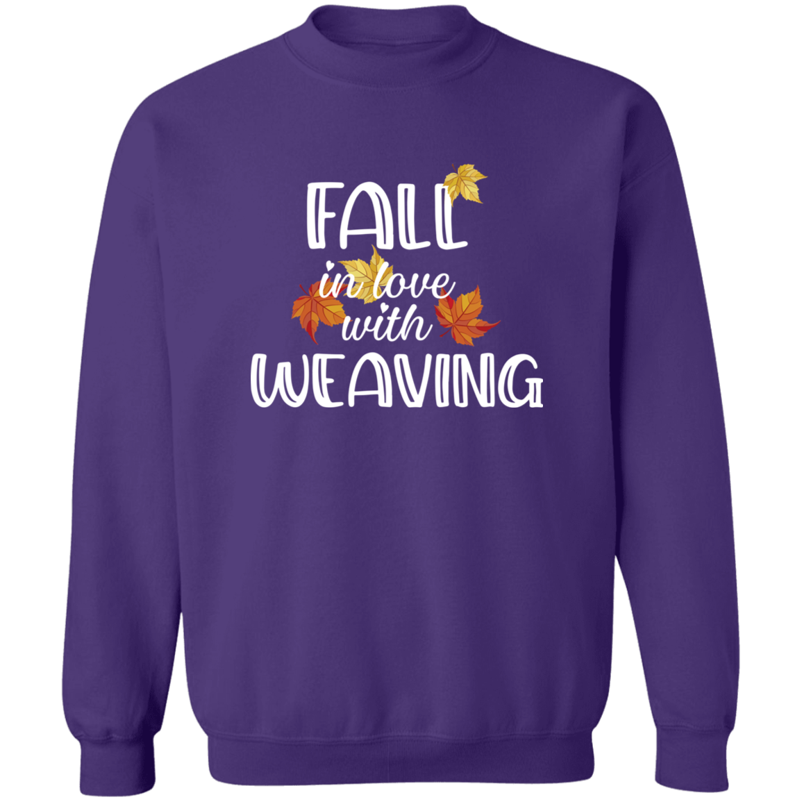 Fall in Love with Weaving Sweatshirt