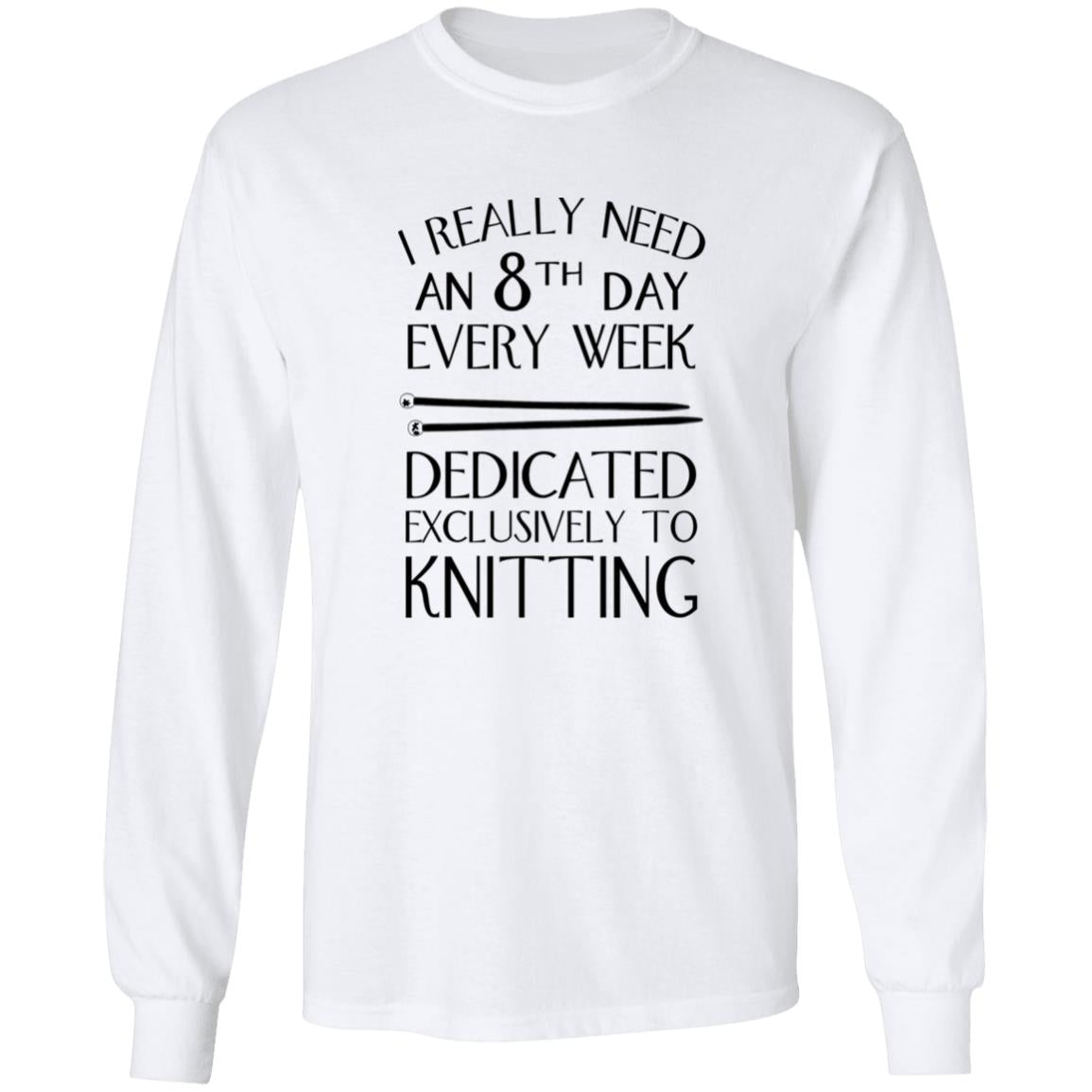 8th Day Knitting Long Sleeve T-Shirt