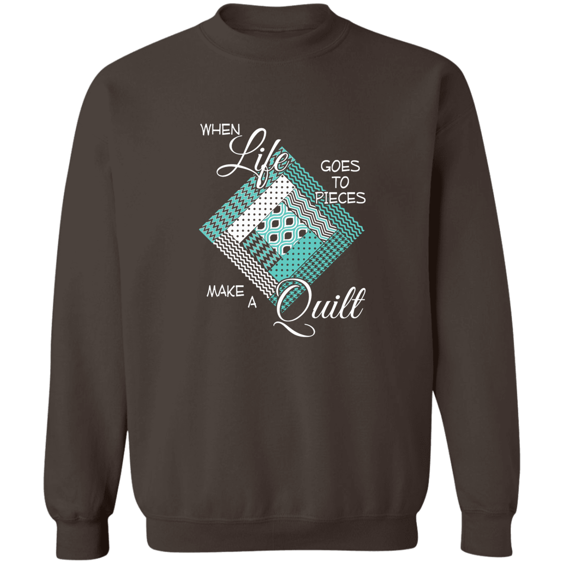 Make a Quilt (turquoise) Sweatshirt