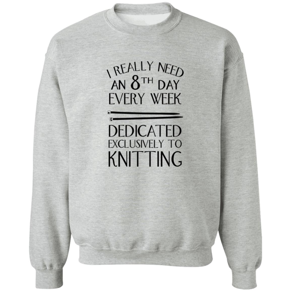 8th Day Knitting Sweatshirt