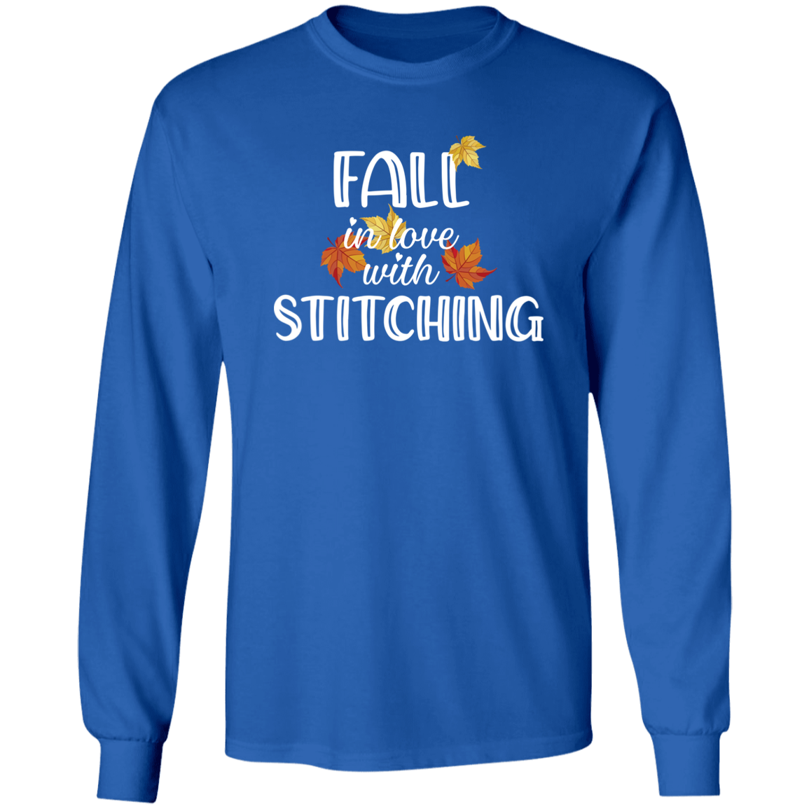 Fall in Love with Stitching LS Ultra Cotton T-Shirt