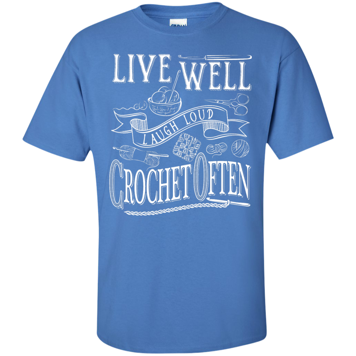 Crochet Often Custom Ultra Cotton T-Shirt - Crafter4Life - 6