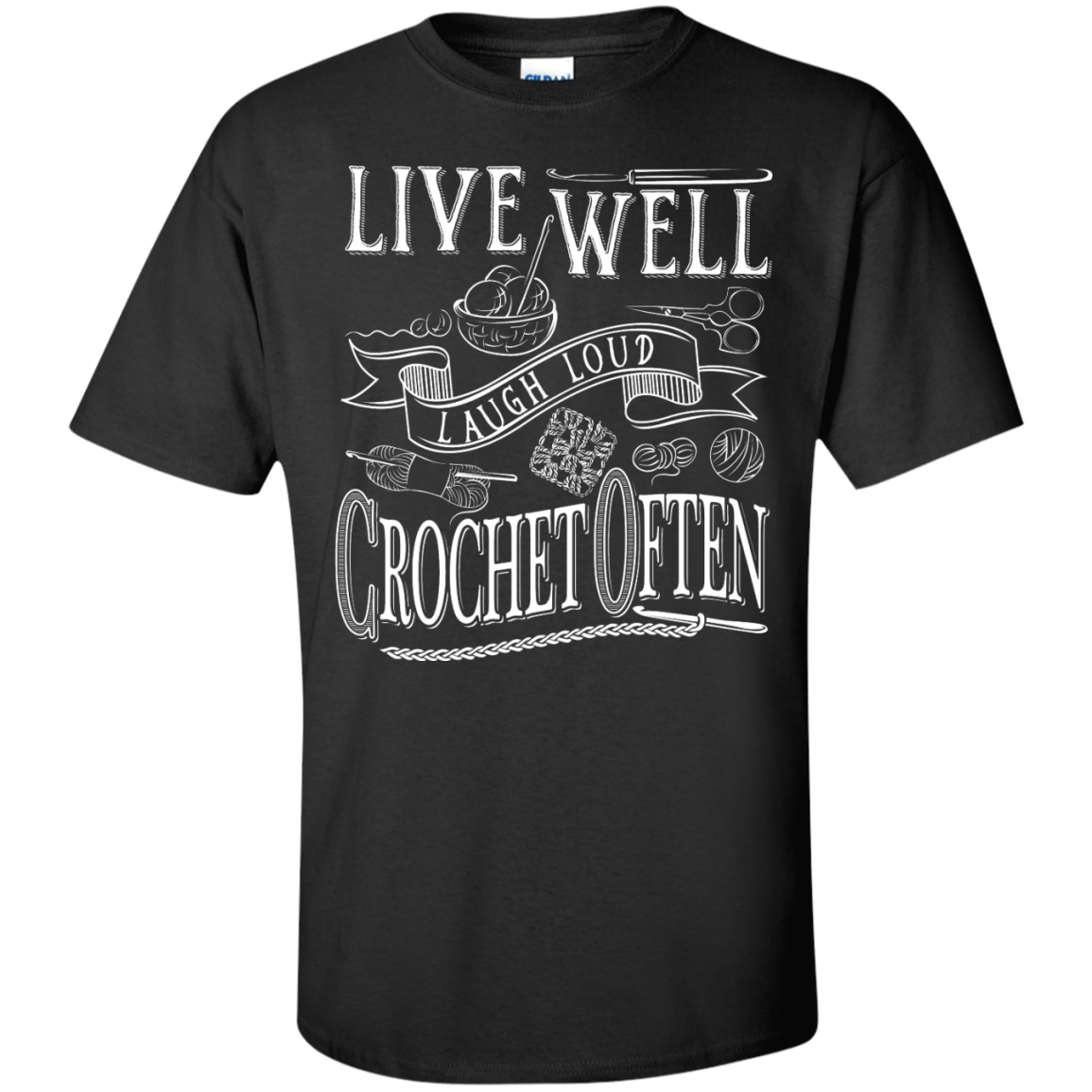 Crochet Often Custom Ultra Cotton T-Shirt - Crafter4Life - 2