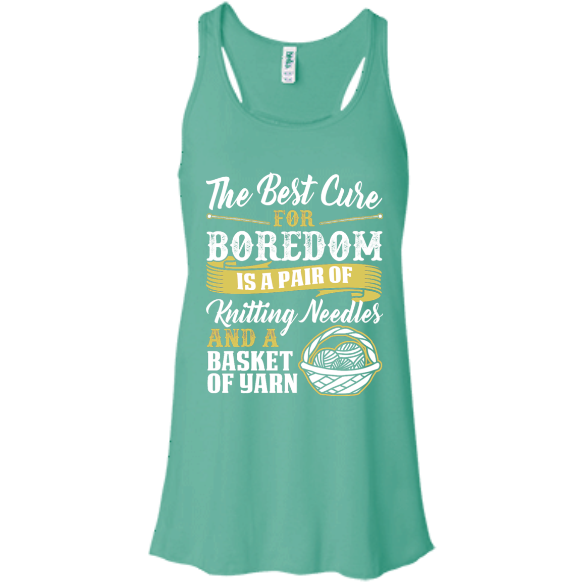 The Best Cure for Boredom is Knitting Flowy Racerback Tank
