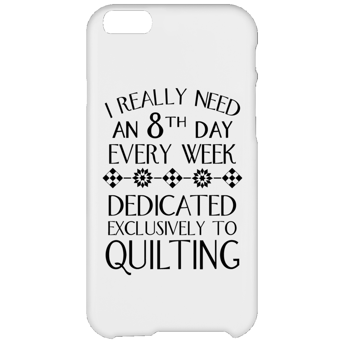 8th Day For Quilting iPhone Cases