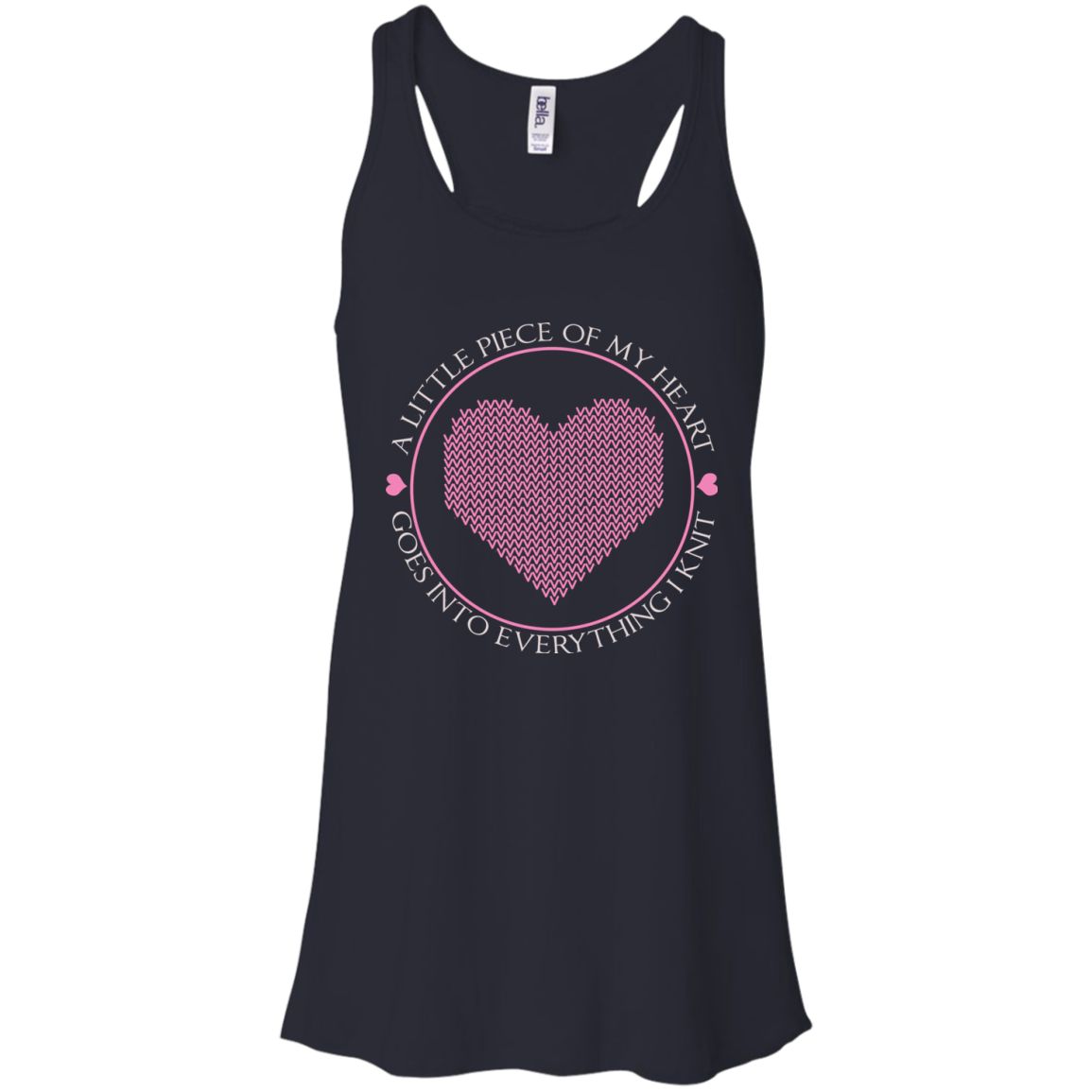 Piece of My Heart (Knit) Flowy Racerback Tank