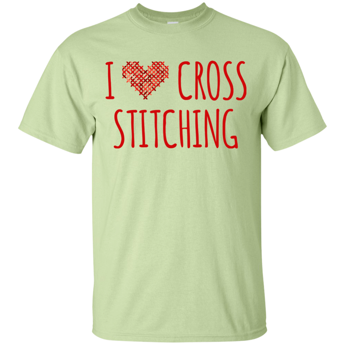 I Heart Cross Stitching Ultra Cotton T-Shirt