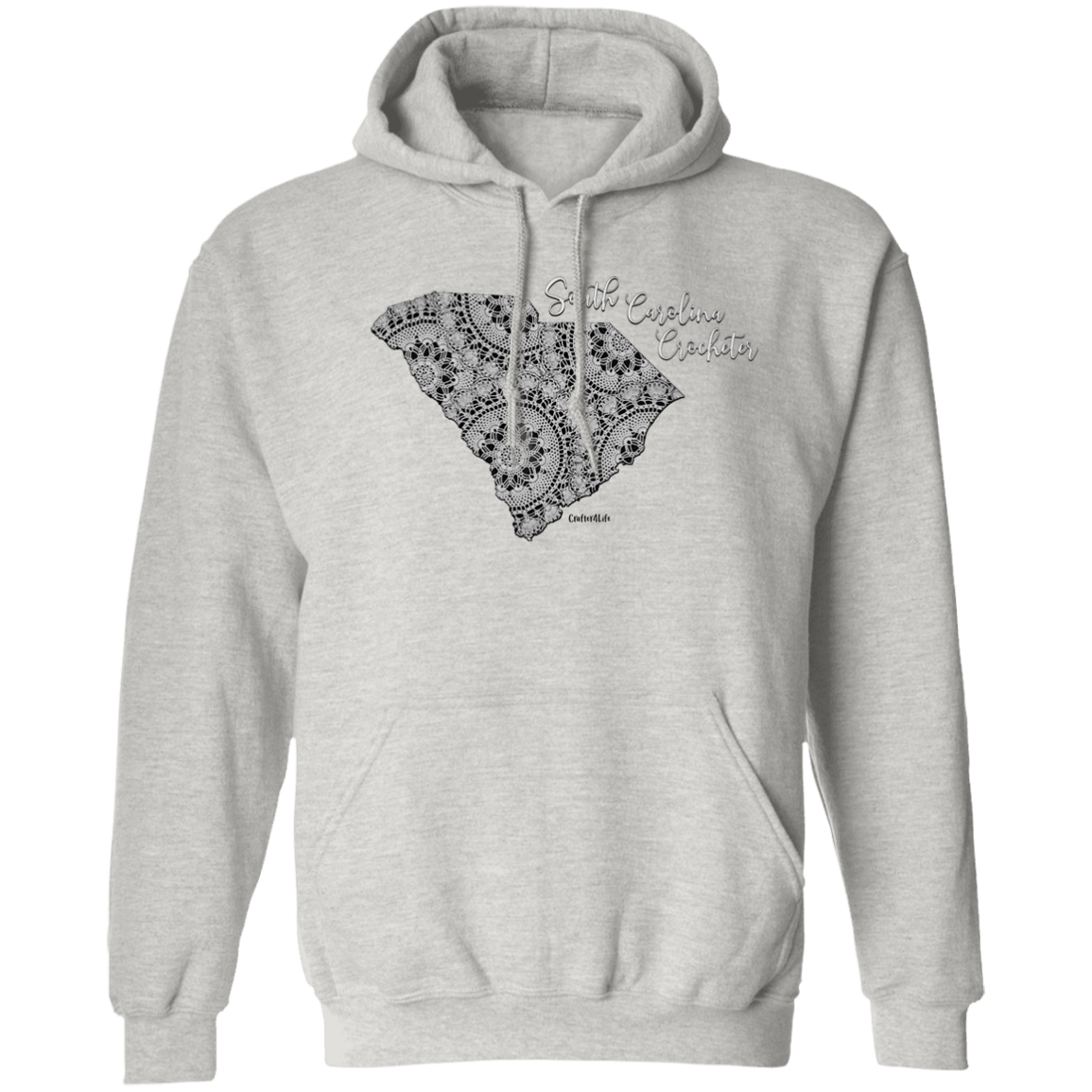South Carolina Crocheter Pullover Hoodie