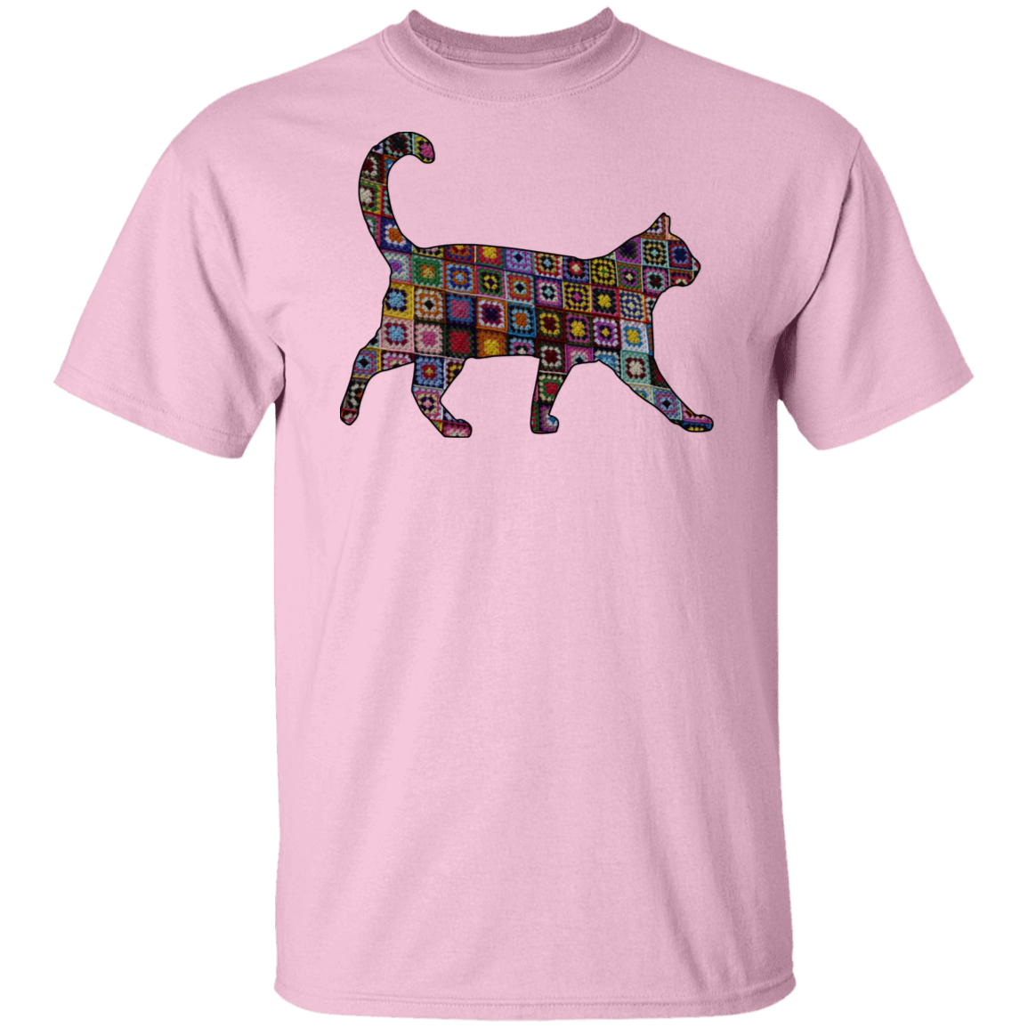Granny Square Cat T-Shirt