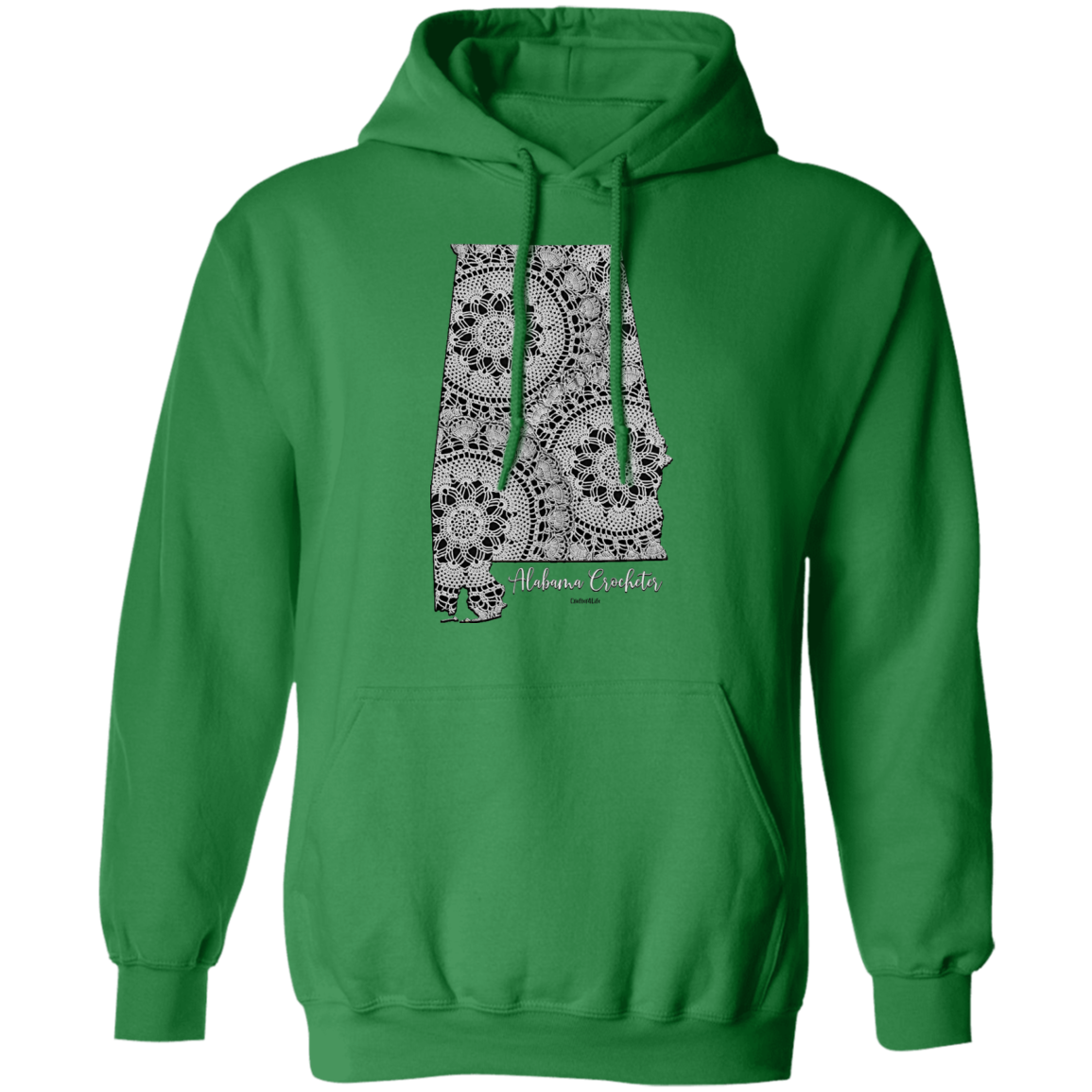 Alabama Crocheter Pullover Hoodie