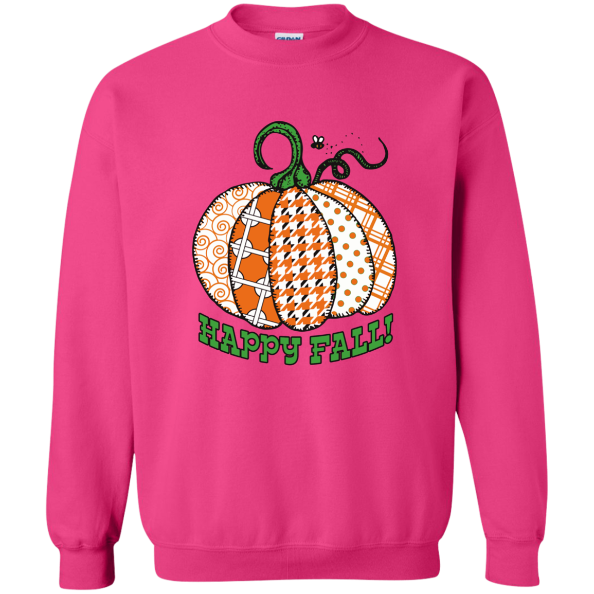Happy Fall! Crewneck Pullover Sweatshirt
