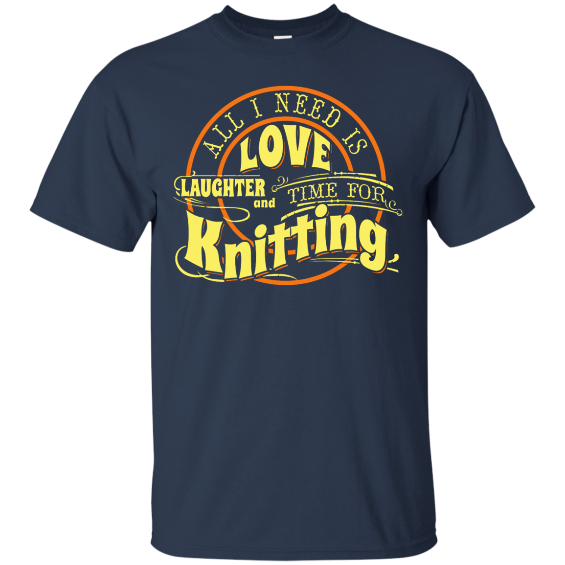 Time for Knitting (yellow) Custom Ultra Cotton T-Shirt - Crafter4Life - 10