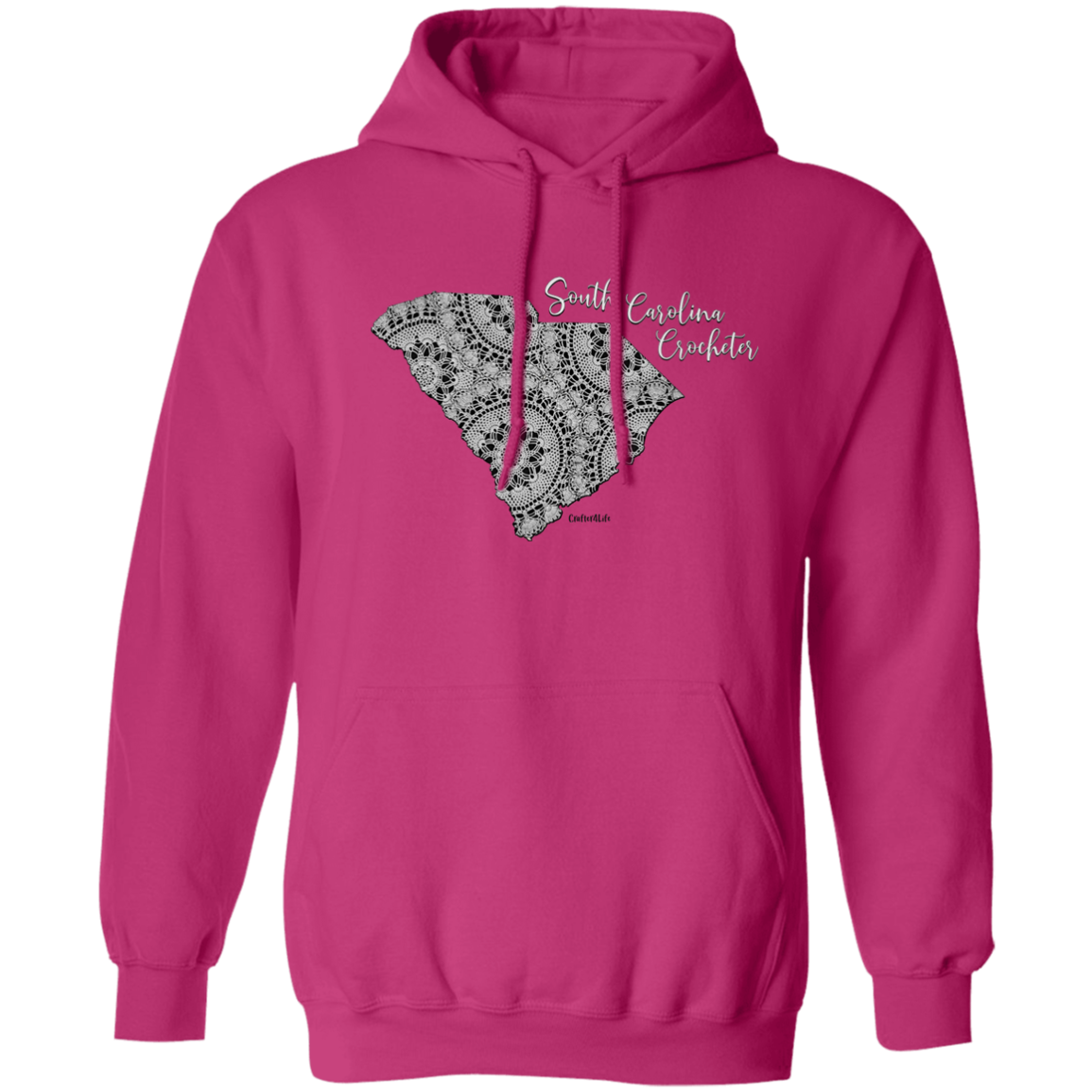 South Carolina Crocheter Pullover Hoodie
