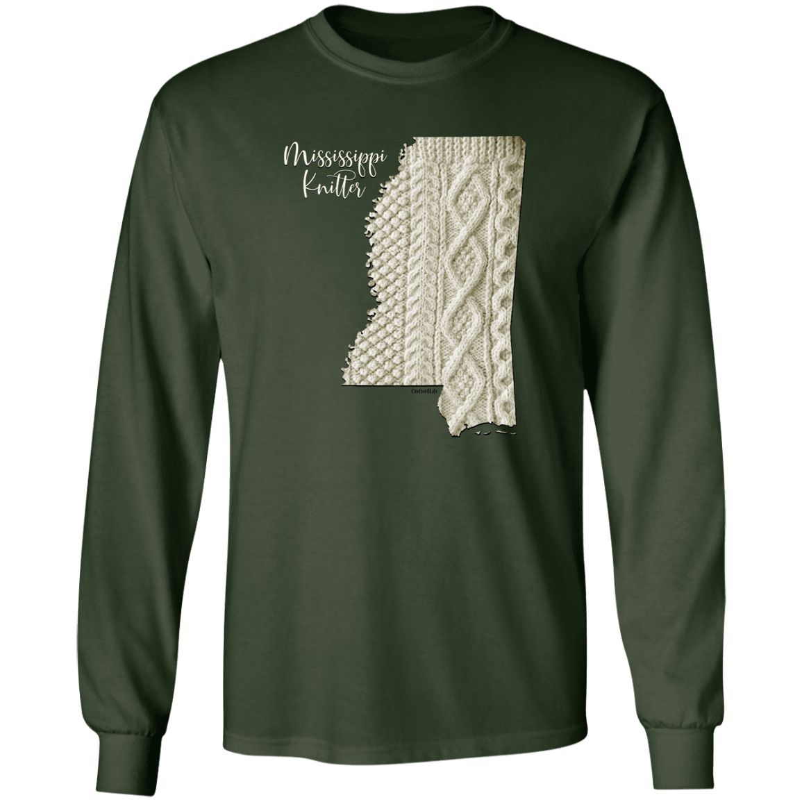 Mississippi Knitter LS Ultra Cotton T-Shirt