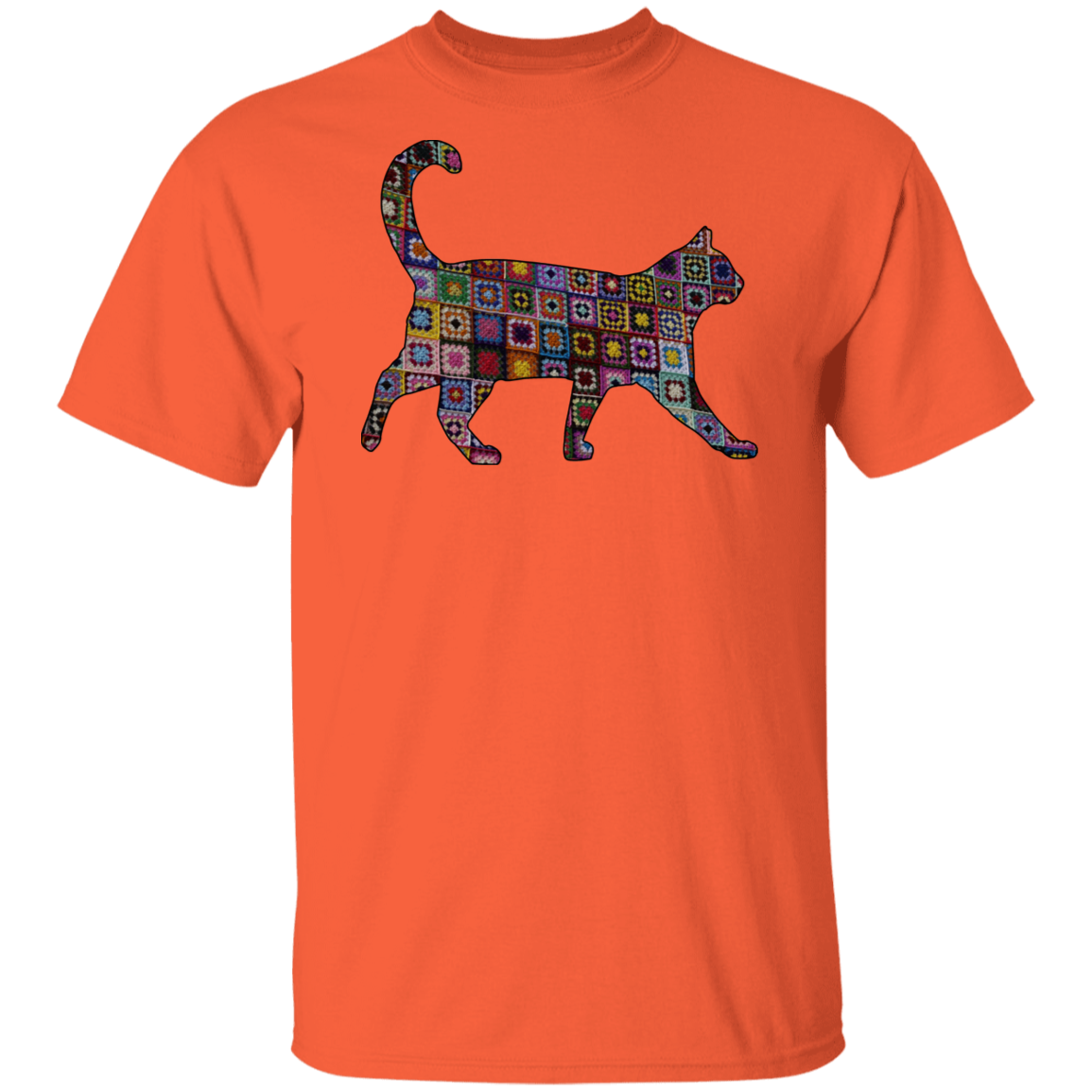Granny Square Cat T-Shirt