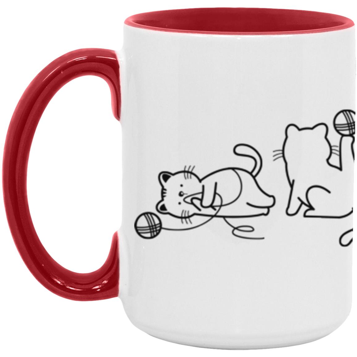 Cats & Yarn Mugs