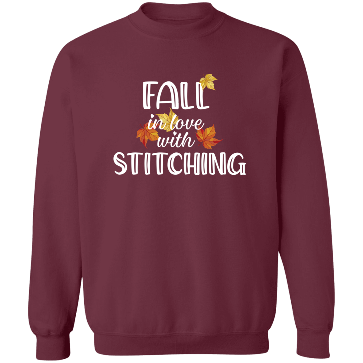 Fall in Love with Stitching Sweatshirt