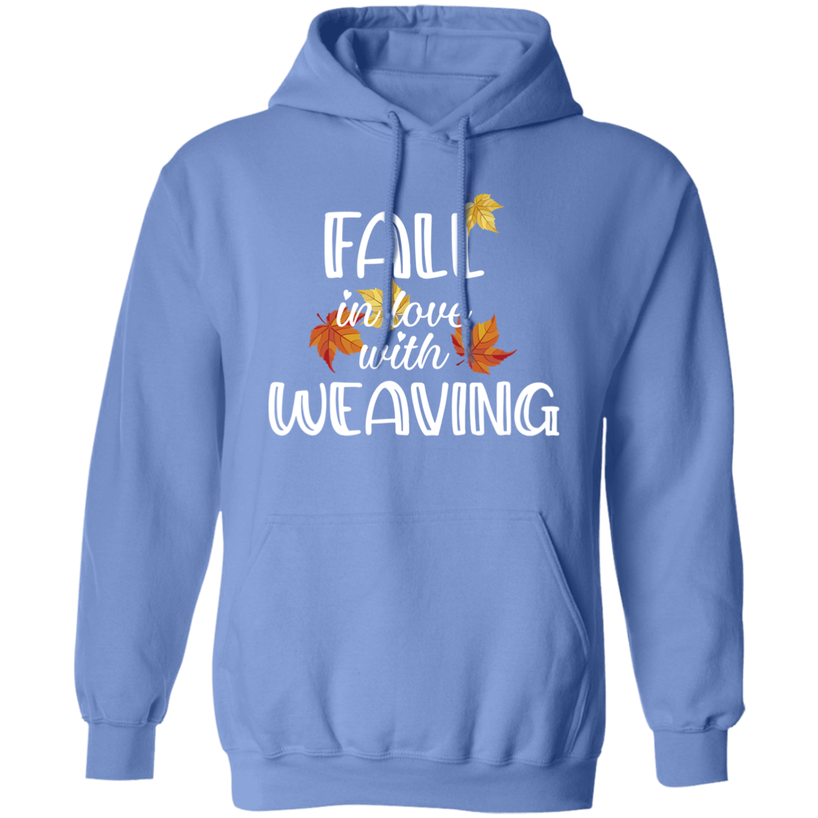Fall in Love with Weaving Pullover Hoodie