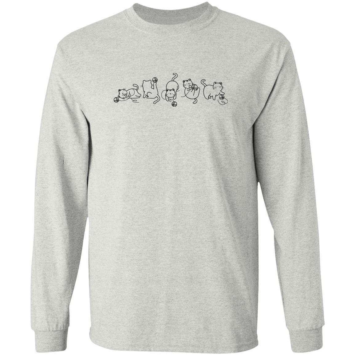 Cats & Yarn Long Sleeve T-Shirt