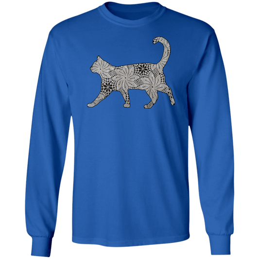 Crochet Cat LS Ultra Cotton T-Shirt