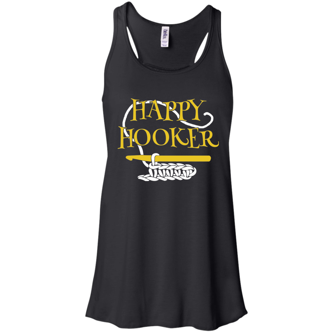 Happy Hooker Flowy Racerback Tank