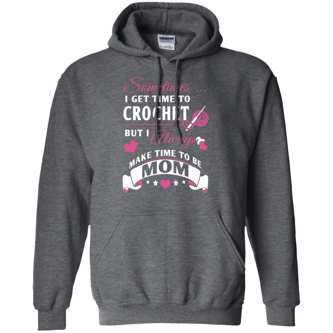 Crochet Mom Pullover Hoodies - Crafter4Life - 4