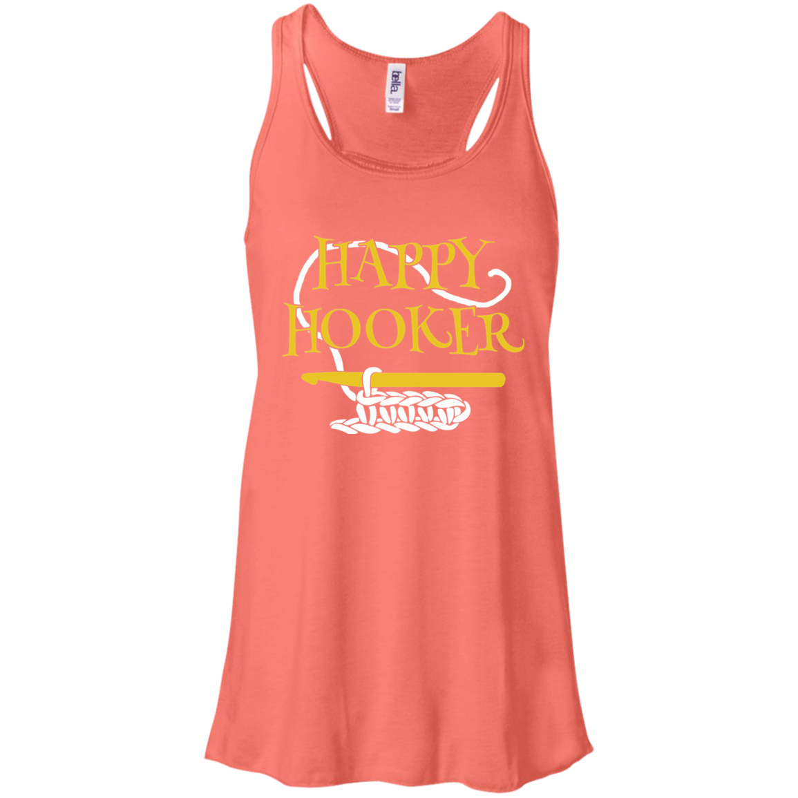 Happy Hooker Flowy Racerback Tank