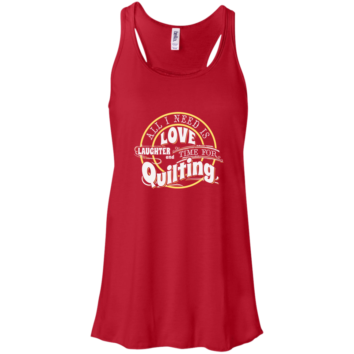 Time for Quilting Flowy Racerback Tank