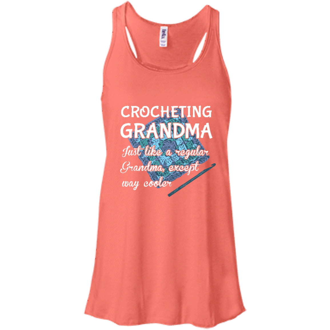 Crocheting Grandma Flowy Racerback Tank