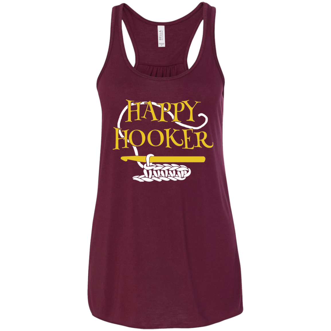 Happy Hooker Flowy Racerback Tank